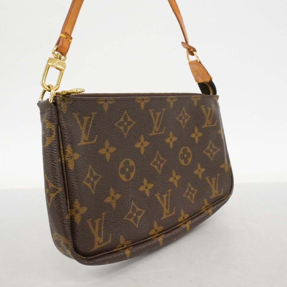LOUIS VUITTON Brown Monogram Pochette Pouch - Picture 2 of 12